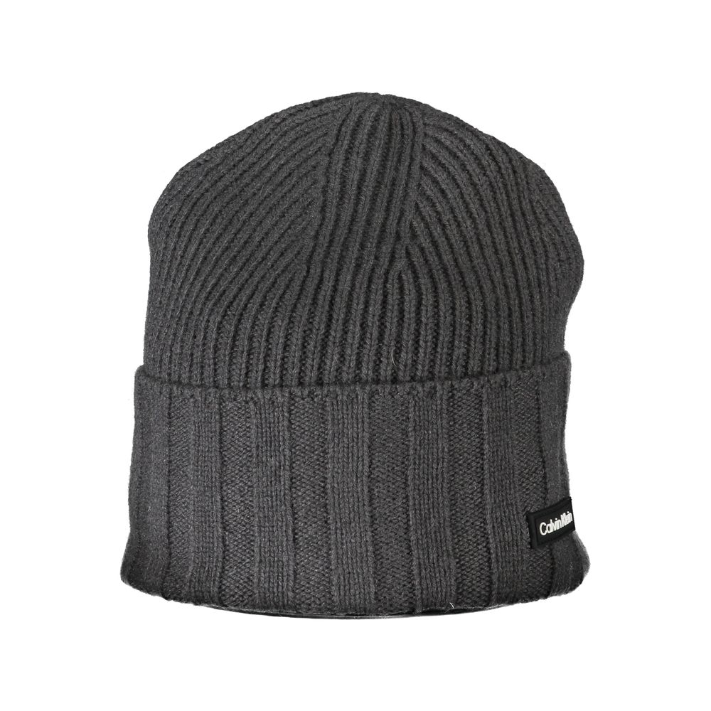 Pălărie Calvin Klein Elegant Contrast Detail Gri