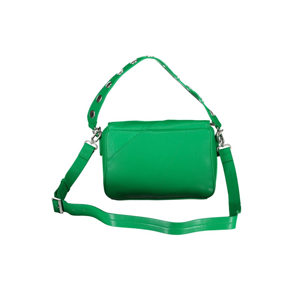 Geantă Desigual verde din polietilenă