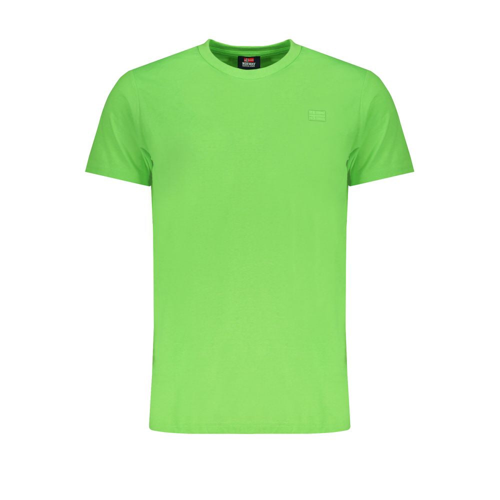 Norwegen 1963 Grünes Baumwoll-T-Shirt