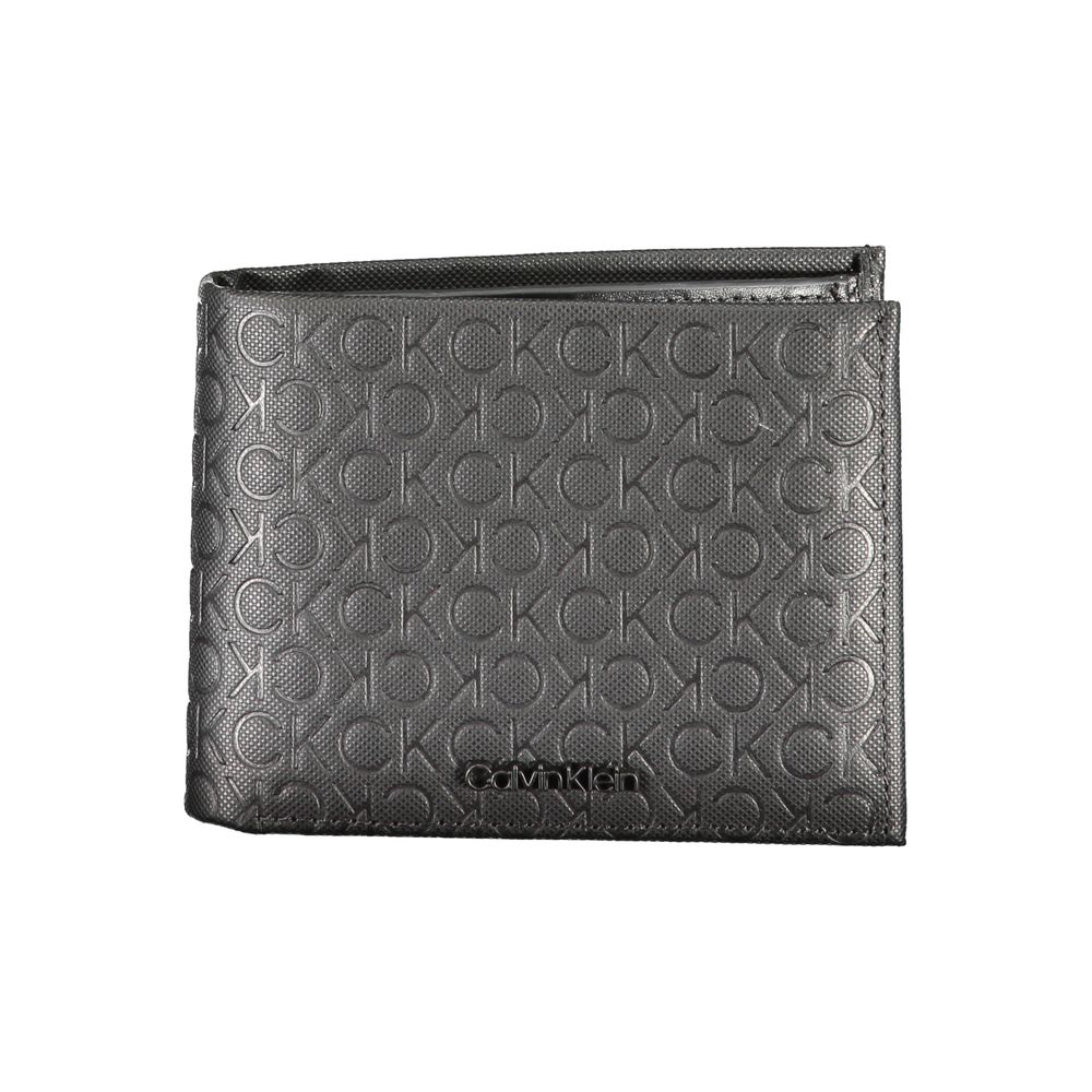 Calvin Klein Schwarze Lederbrieftasche