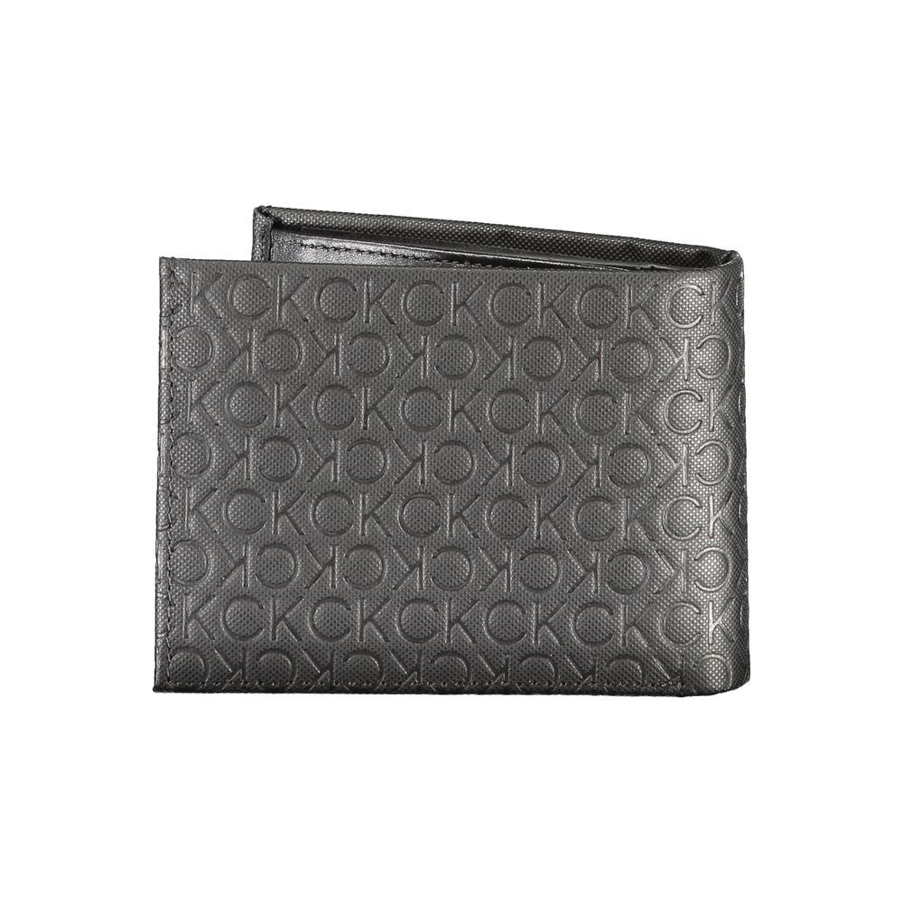 Calvin Klein Schwarze Lederbrieftasche