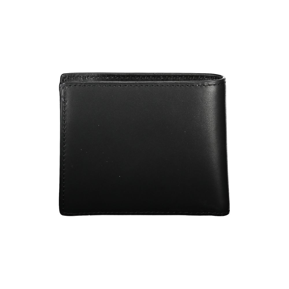 Portofel elegant din piele neagră Tommy Hilfiger pentru bărbatul modern
