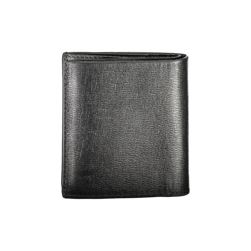 Calvin Klein Herren-Geldbörse aus schwarzem Leder