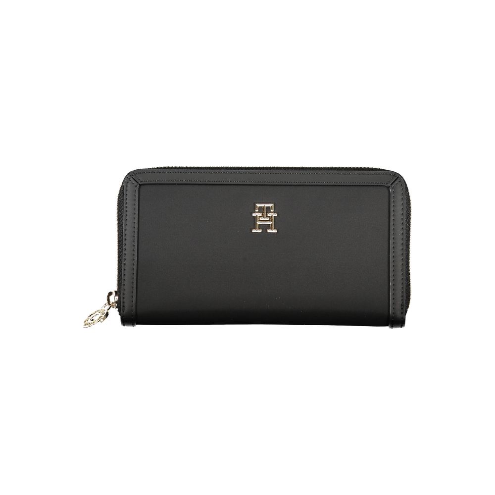 Portofel Tommy Hilfiger Chic negru cu mai multe compartimente