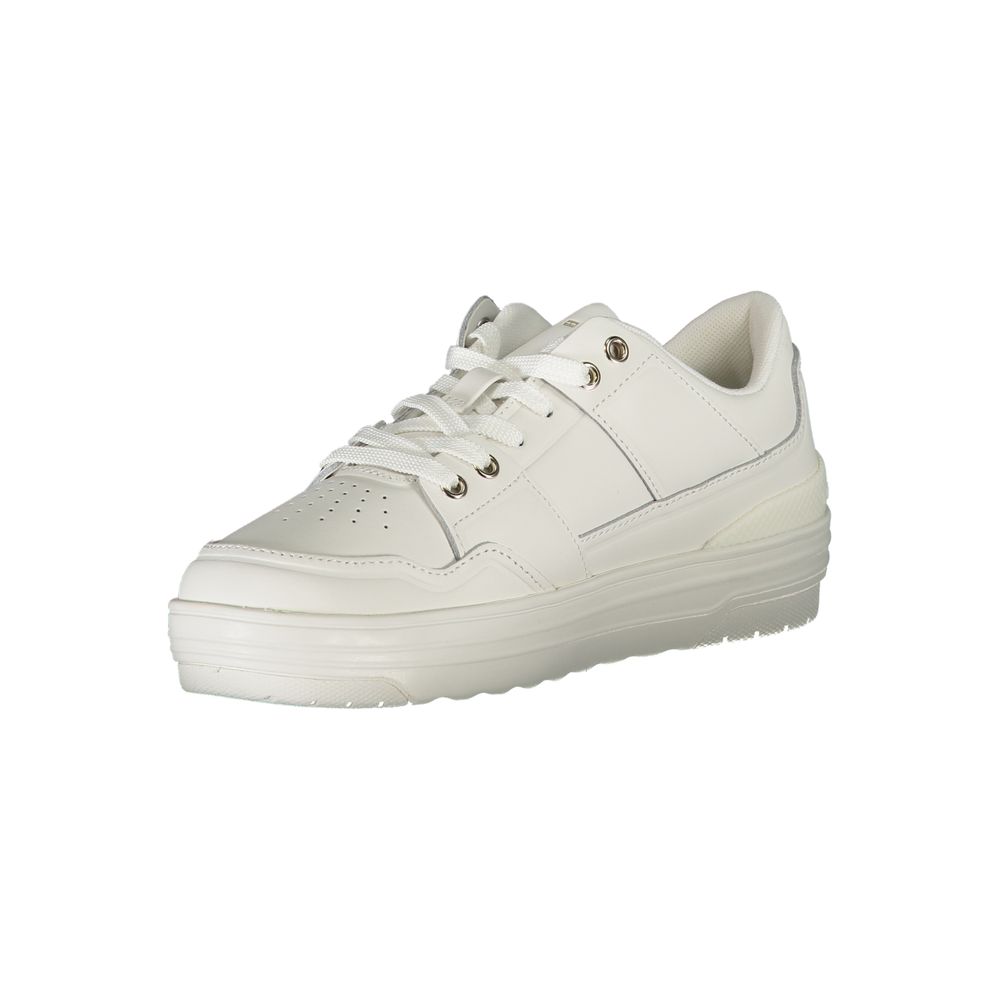 Tommy Hilfiger – Weiße Leder-Sneaker für Damen