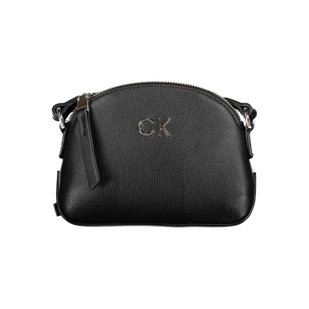 Geantă de mână Calvin Klein neagră din polietilenă pentru femei