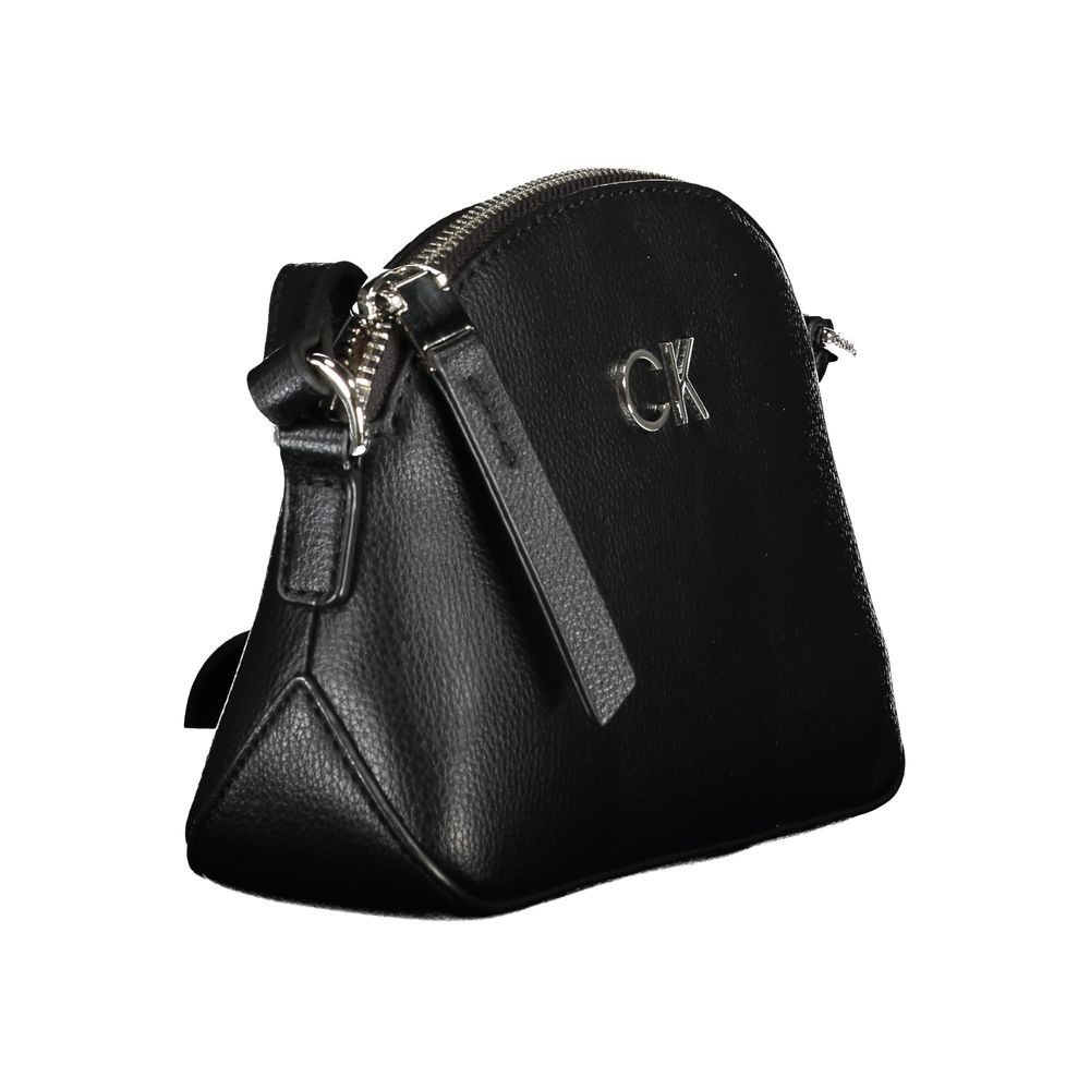 Geantă de mână Calvin Klein neagră din polietilenă pentru femei