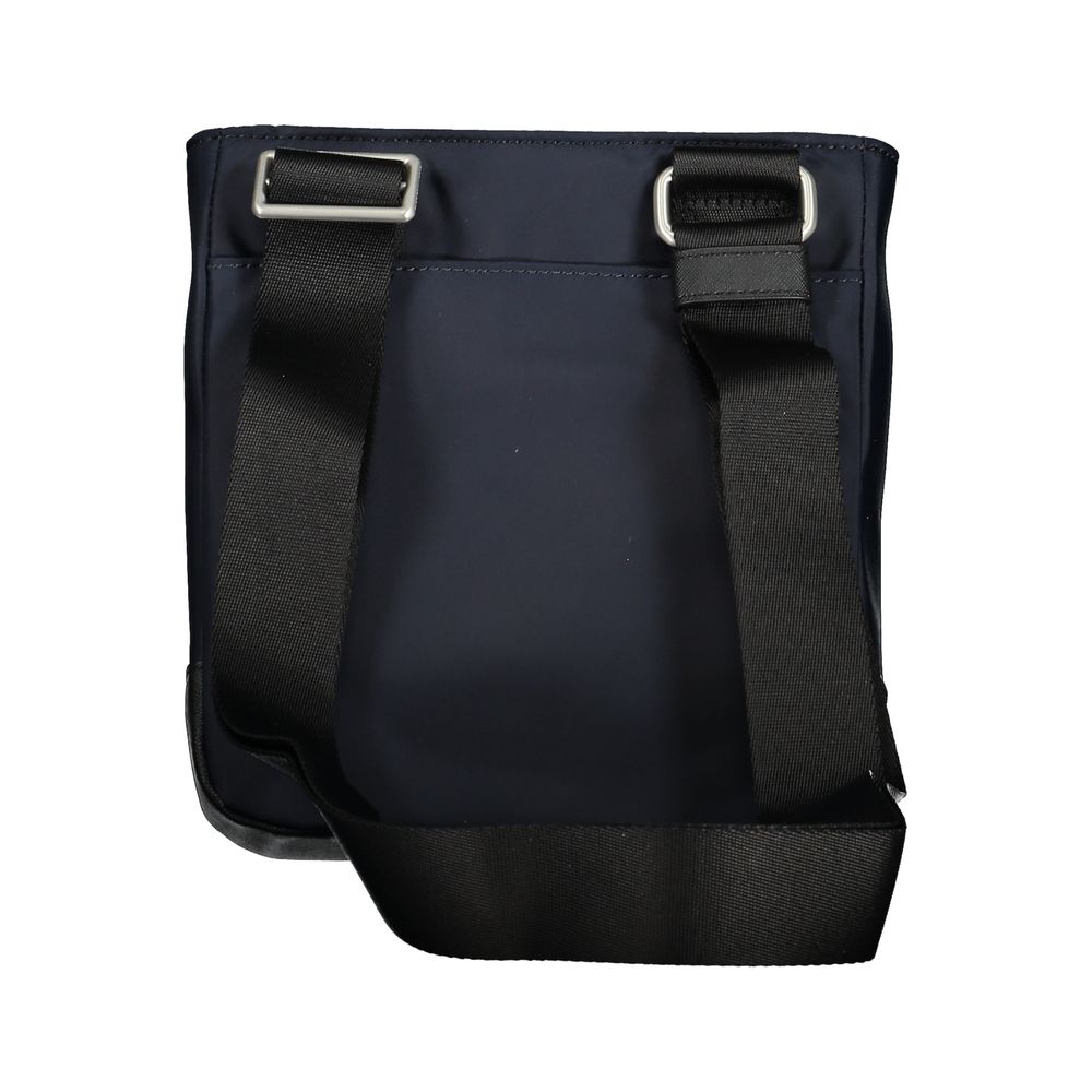 Geantă de umăr Tommy Hilfiger Sleek albastră cu detalii contrastante