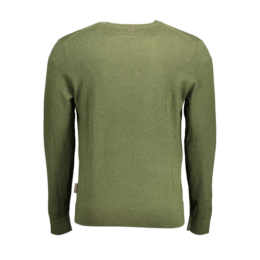 Napapijri Grüner Baumwollpullover für Herren