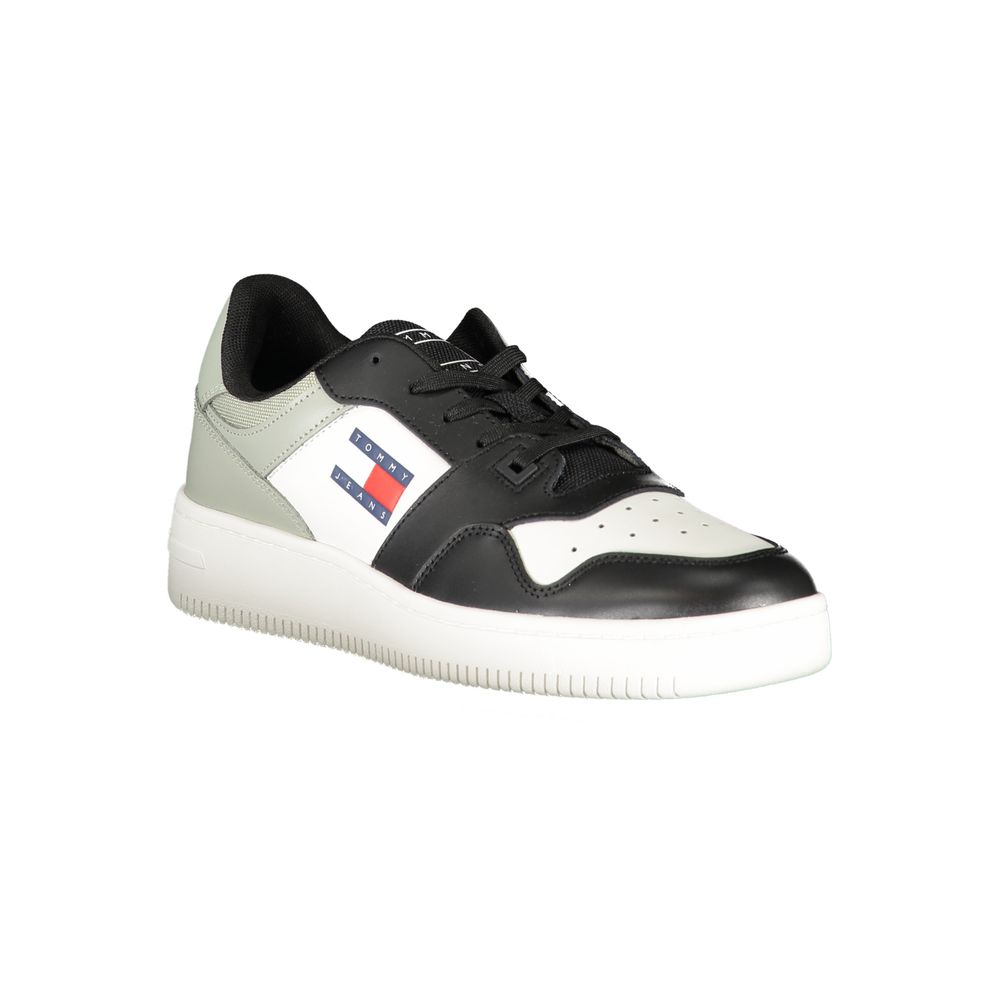 Tommy Hilfiger – Schwarze Polyester-Sneaker