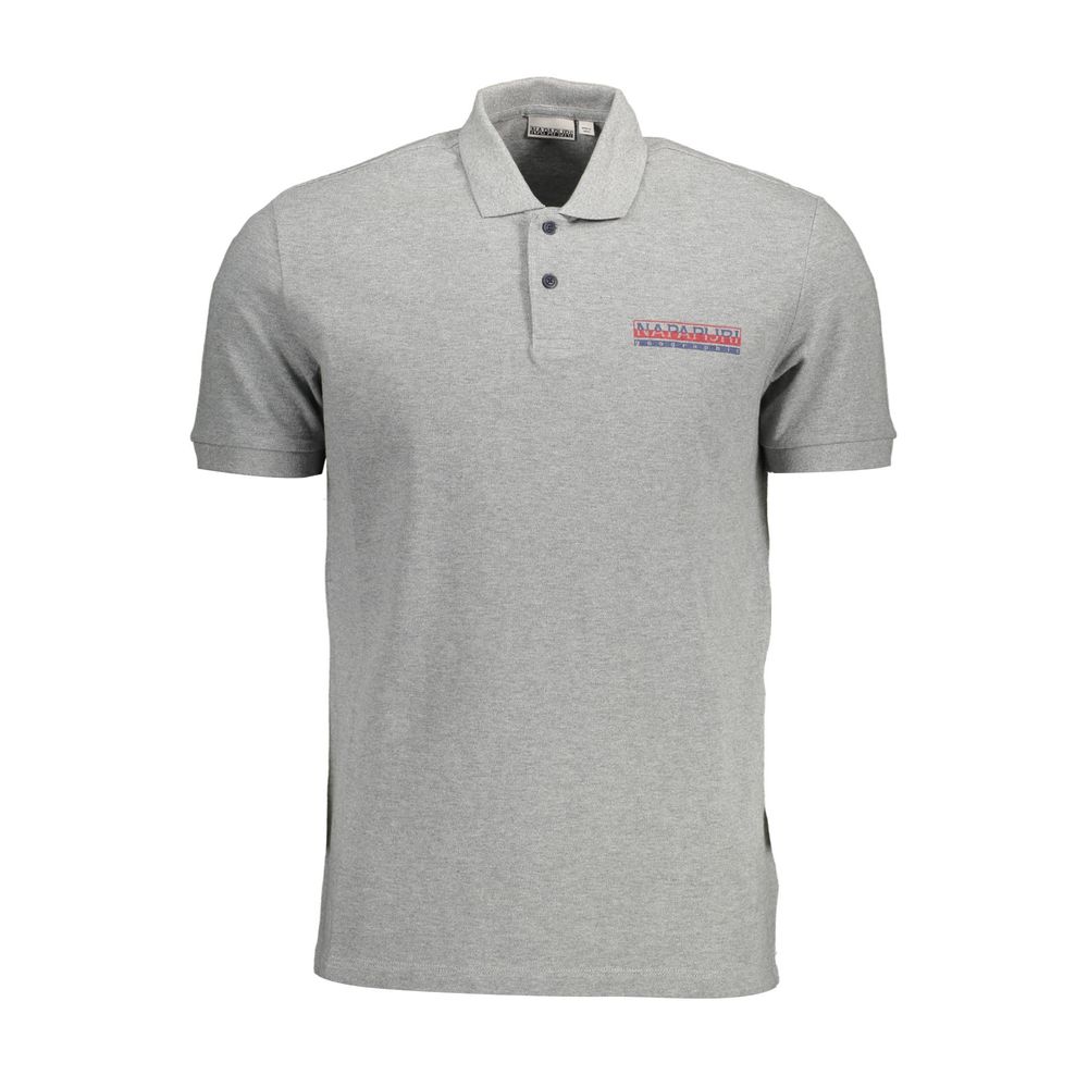 Napapijri Braunes Herren-Poloshirt aus Baumwolle