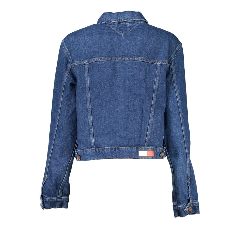 Tommy Hilfiger – Blaue Baumwolljacke für Damen