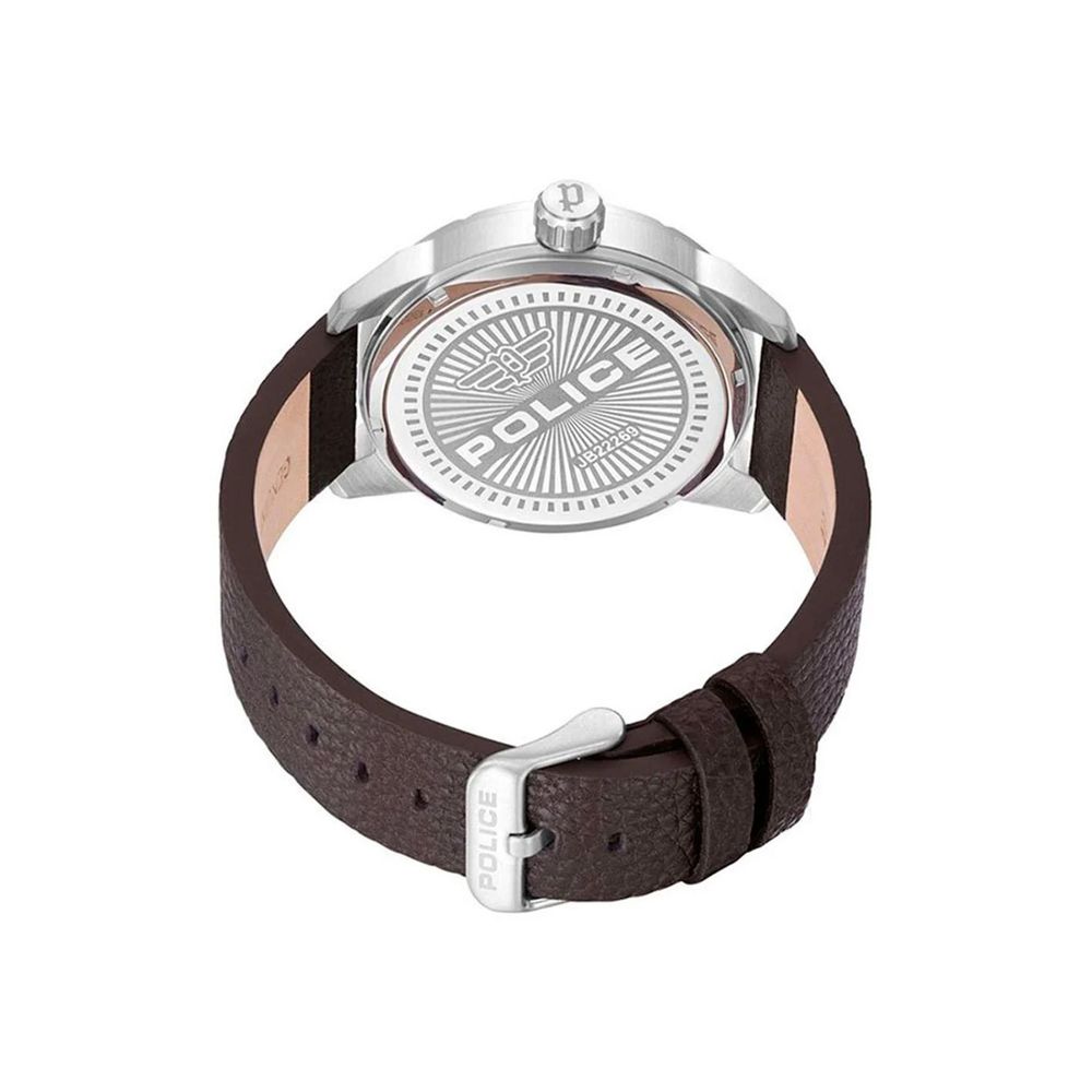Police – Braune Lederuhr