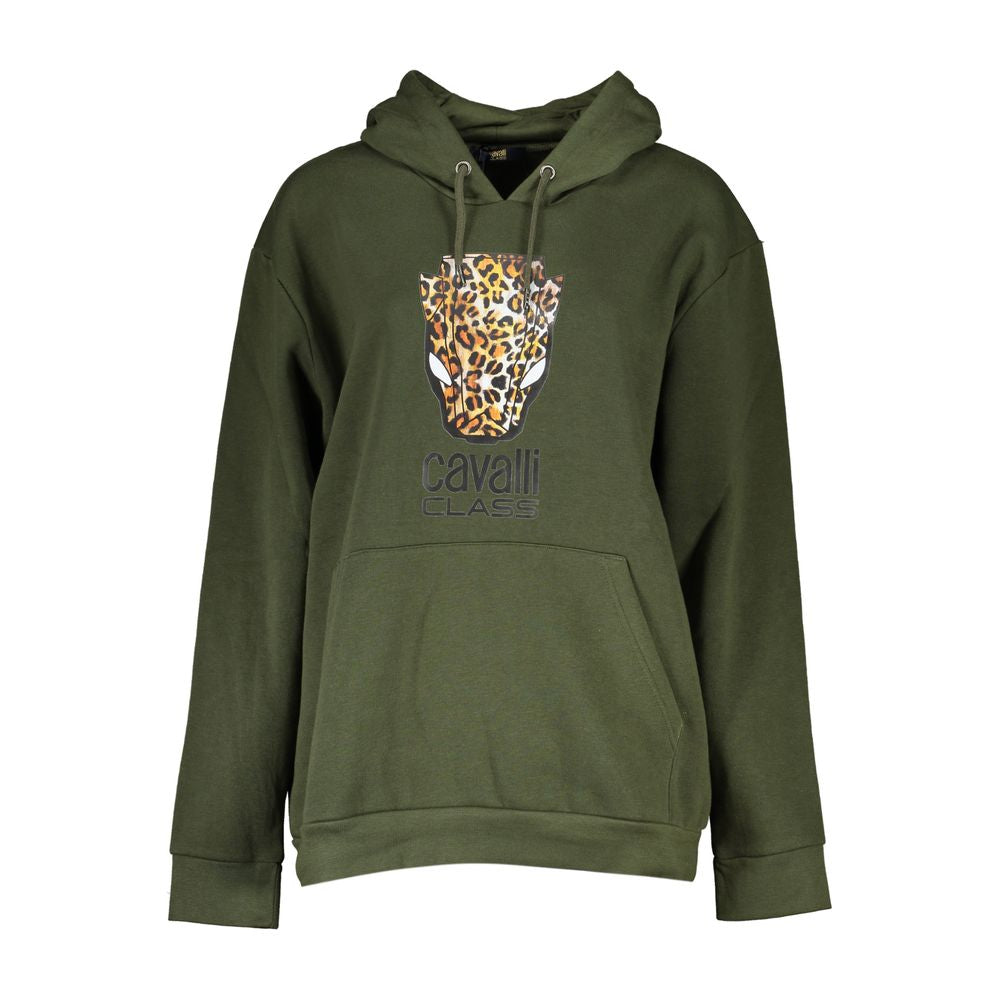 Grüner Baumwollpullover von Cavalli Class