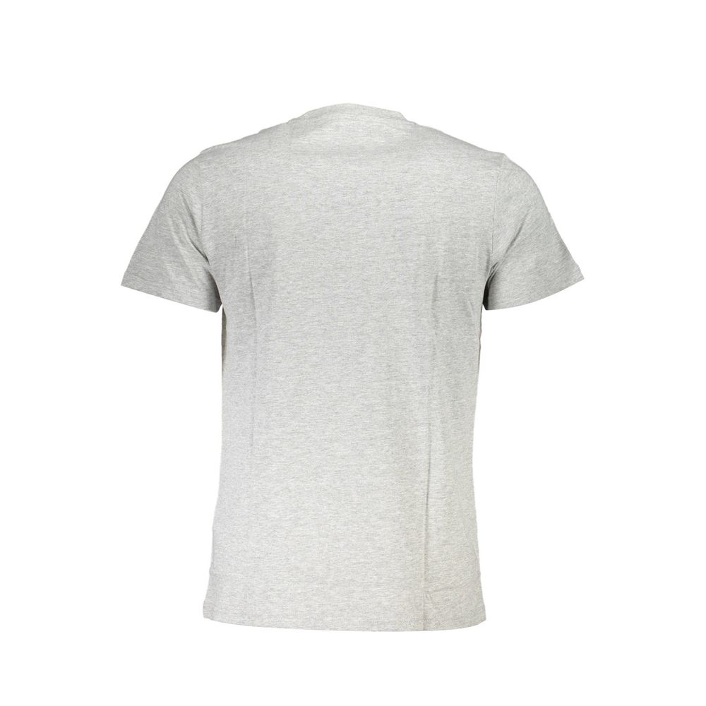 Tricou Cavalli Class maro din bumbac pentru bărbați