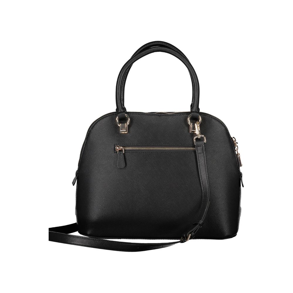 Guess Jeans Schwarze Polyethylen Damen Handtasche
