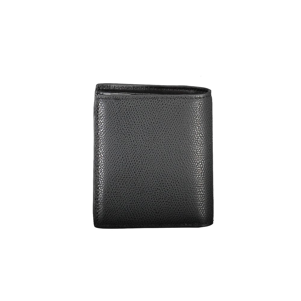 Tommy Hilfiger – Schwarze Lederbrieftasche für Herren