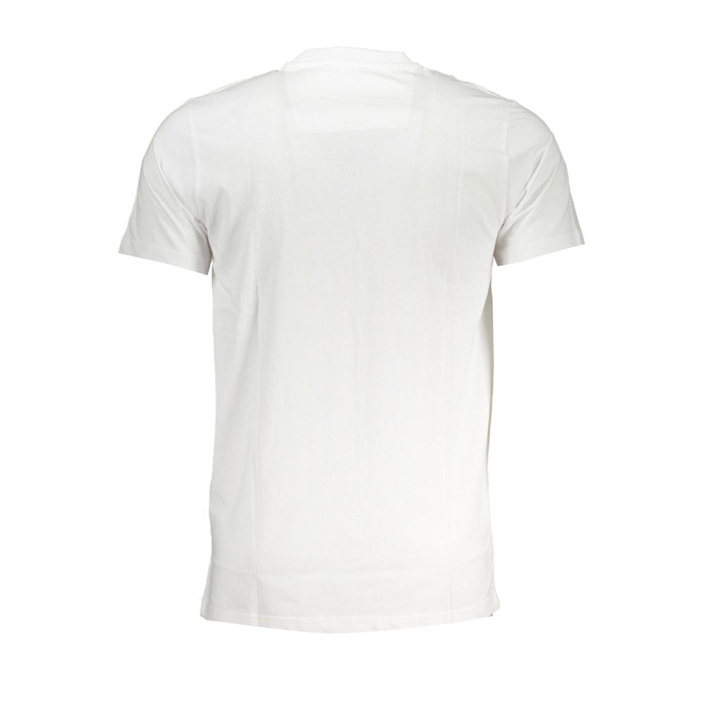 Tricou Cavalli Class din bumbac alb
