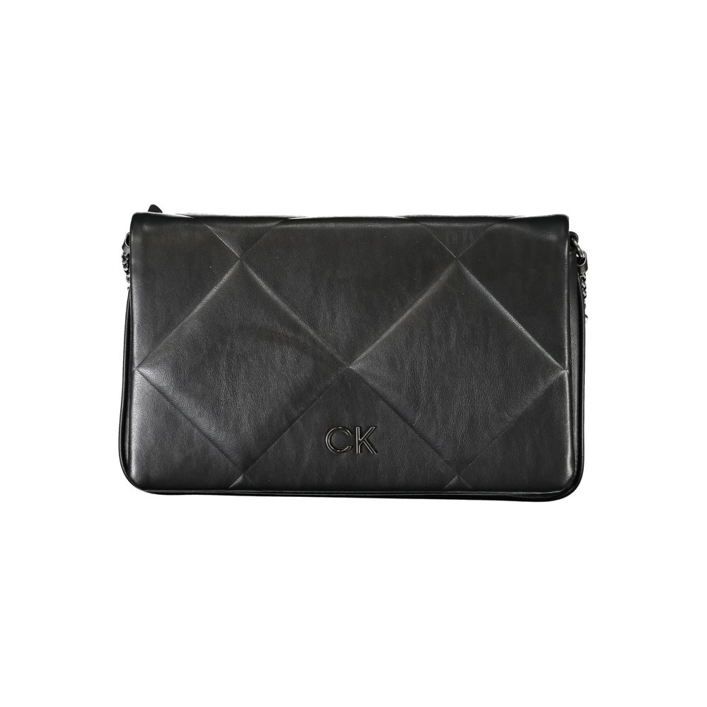 Calvin Klein Schwarze Polyester-Handtasche