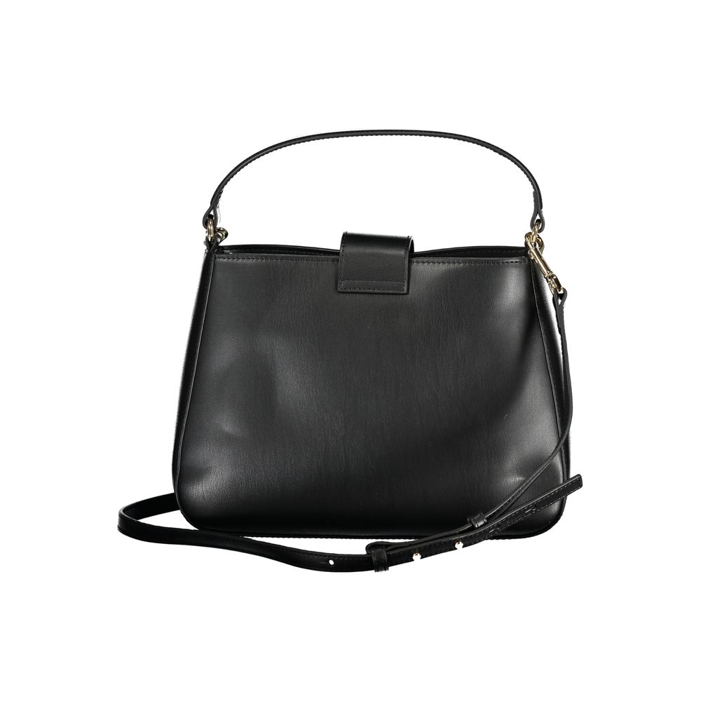 Tommy Hilfiger – Schwarze Handtasche aus Polyethylen