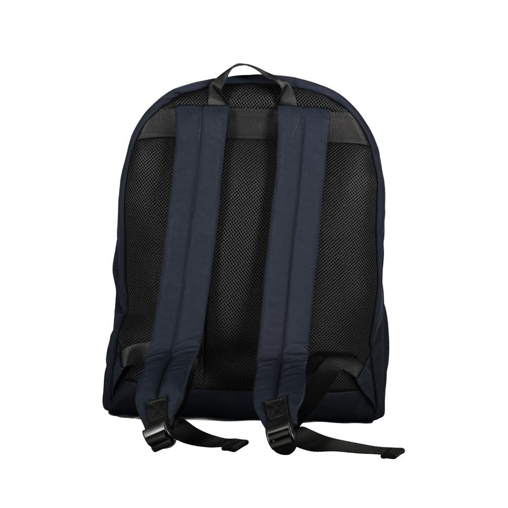 Tommy Hilfiger – Eleganter blauer Rucksack mit Laptop-Halterung