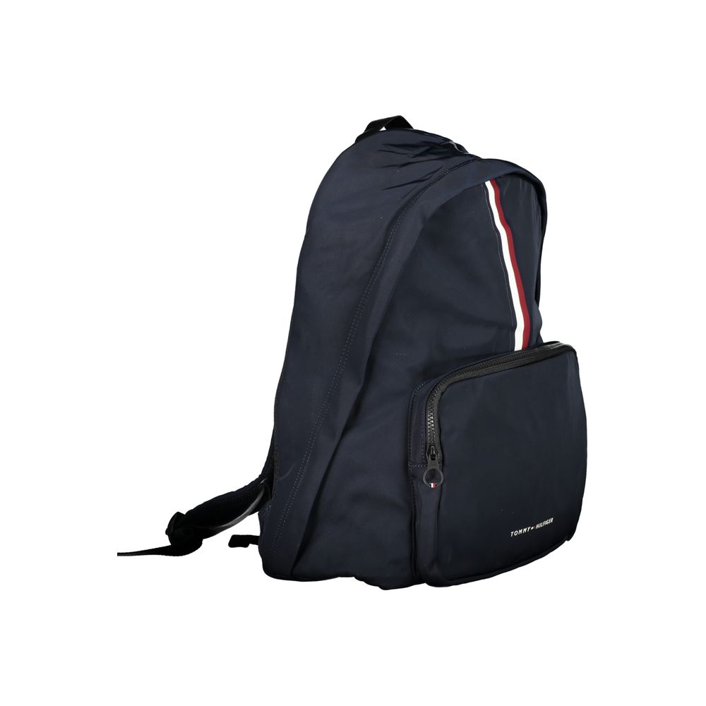 Rucsac Tommy Hilfiger Sleek albastru cu suport pentru laptop