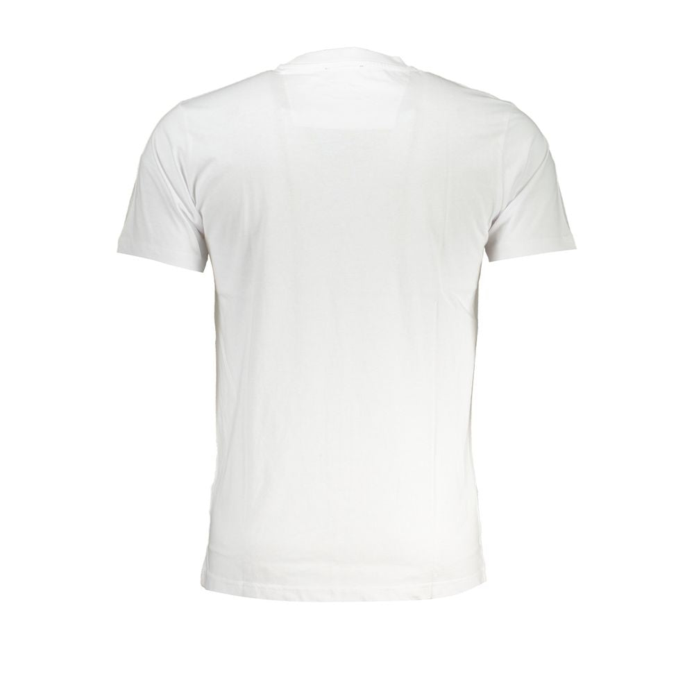 Tricou Cavalli Class din bumbac alb
