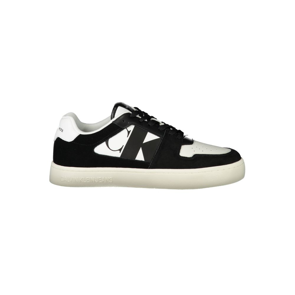 Calvin Klein Herren-Sneaker aus weißem Leder