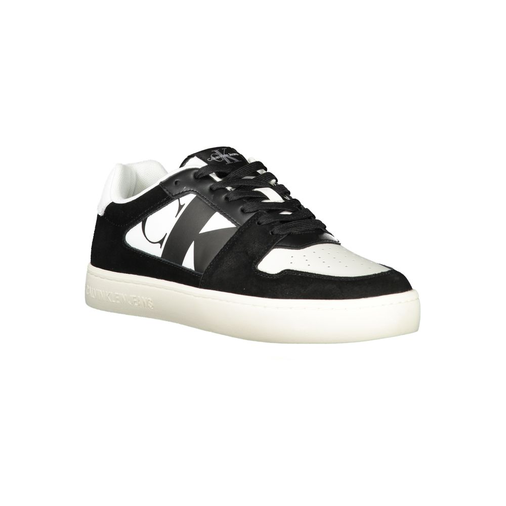 Calvin Klein Herren-Sneaker aus weißem Leder