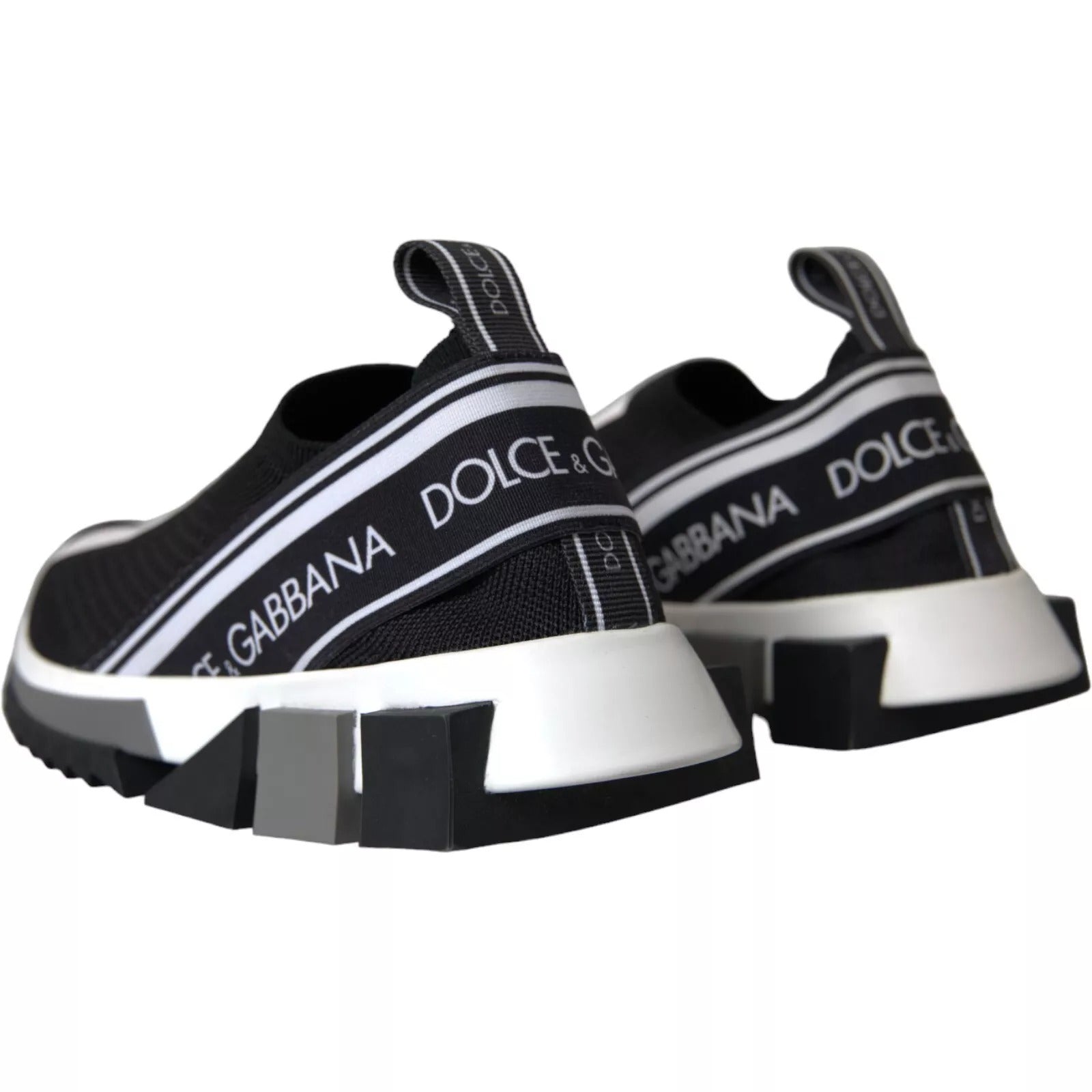 Dolce &amp; Gabbana Sorrento Slip-On Sneakers in Schwarz/Weiß