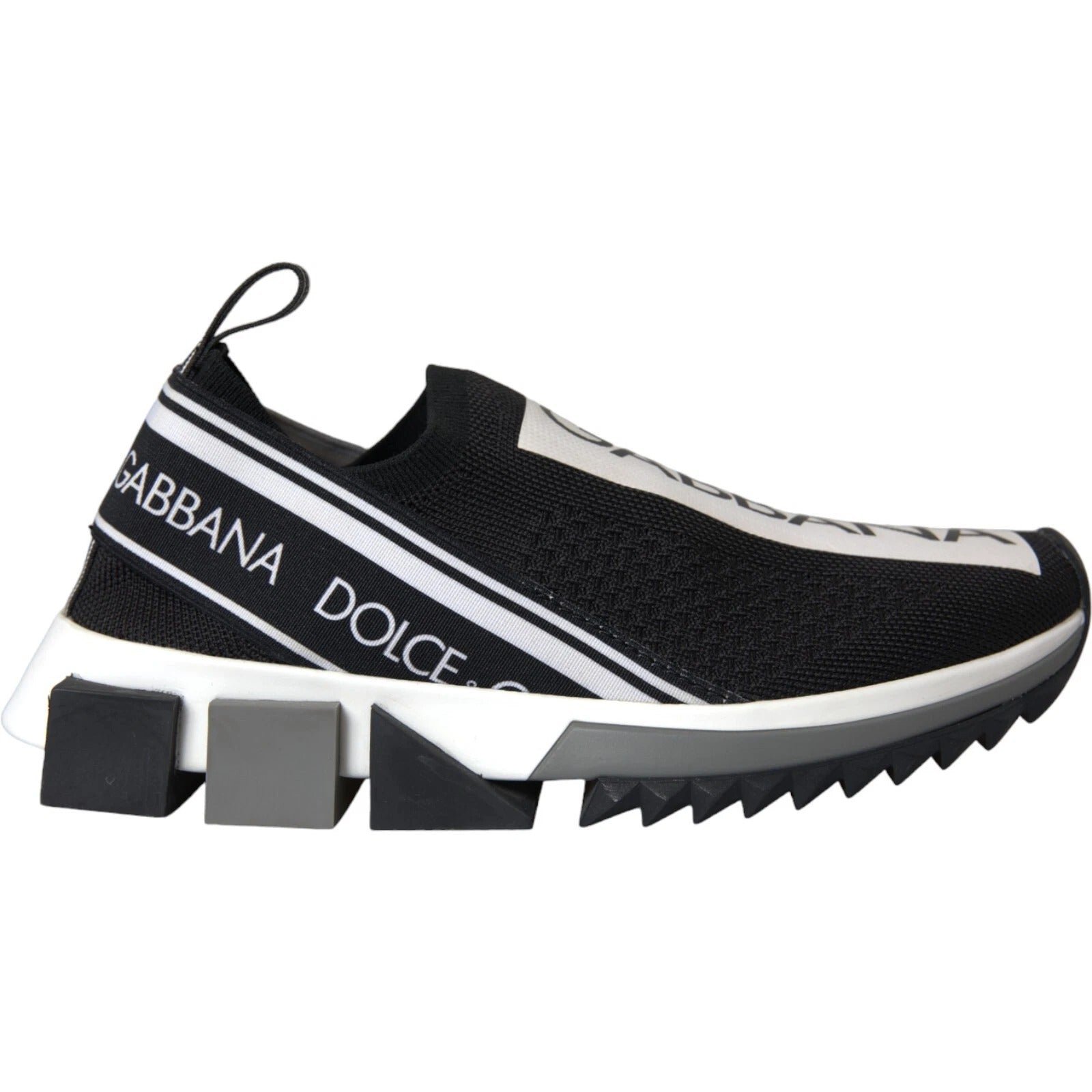 Dolce &amp; Gabbana Sorrento Slip-On Sneakers in Schwarz/Weiß