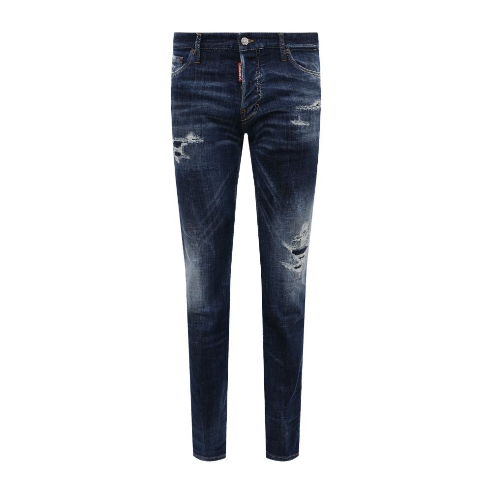 Dsquared² Jeans und Hose aus blauer Baumwolle
