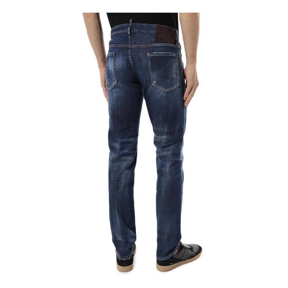 Dsquared² Jeans und Hose aus blauer Baumwolle
