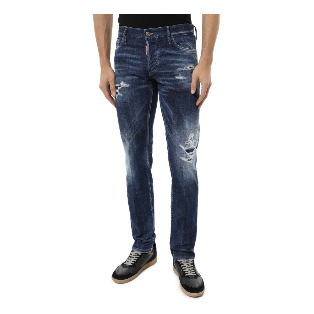 Dsquared² Jeans und Hose aus blauer Baumwolle