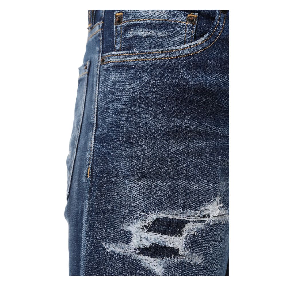 Dsquared² Jeans und Hose aus blauer Baumwolle