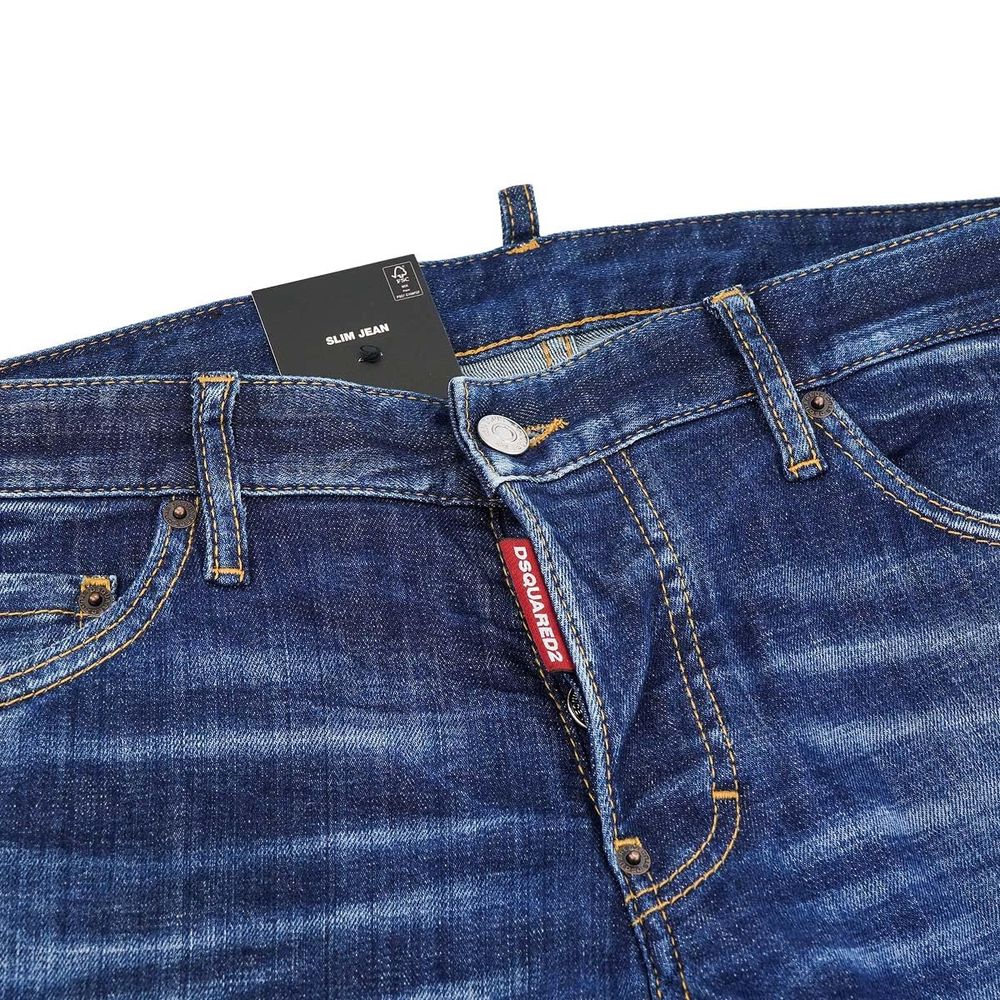 Dsquared² Jeans und Hose aus blauer Baumwolle