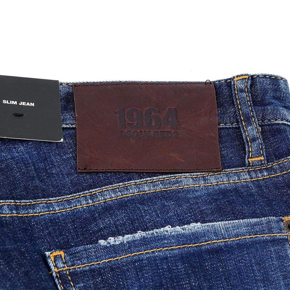 Dsquared² Jeans und Hose aus blauer Baumwolle
