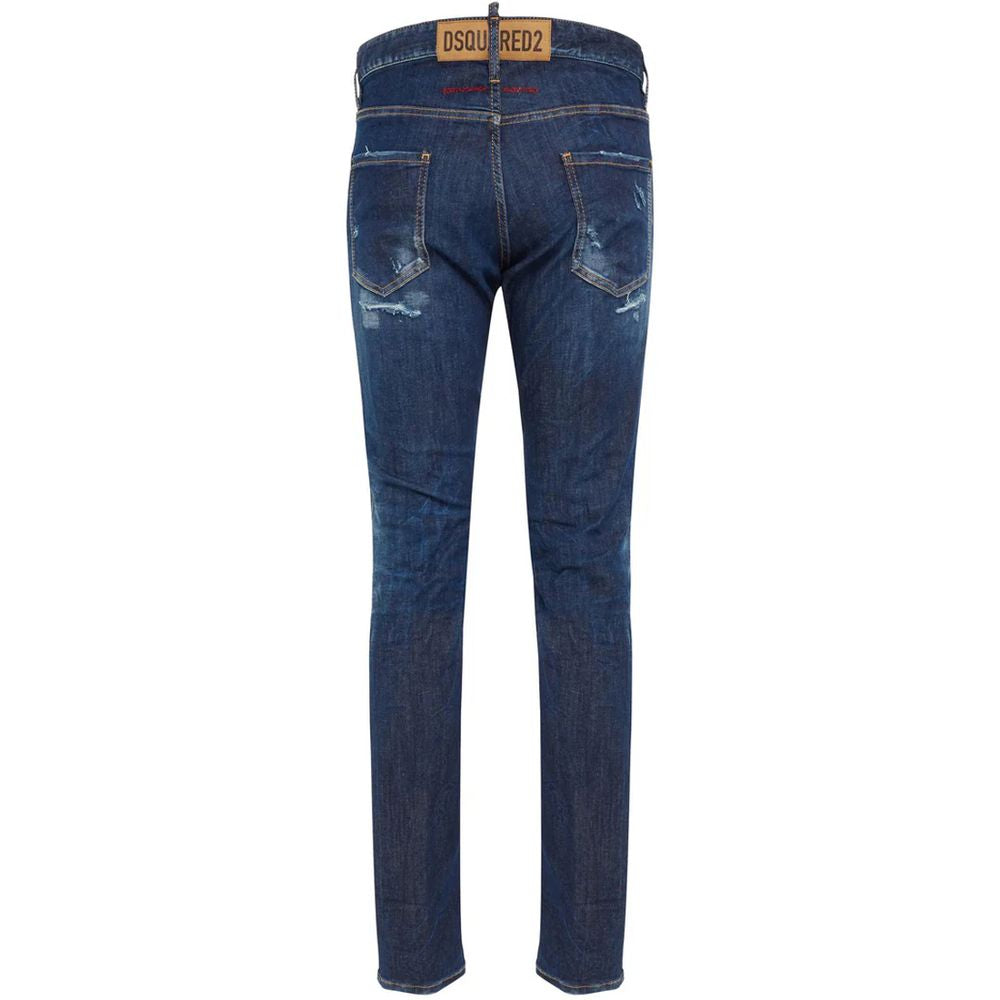 Dsquared² Jeans und Hose aus blauer Baumwolle