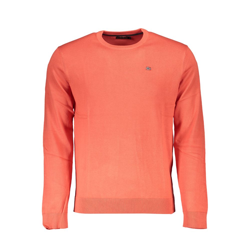 Napapijri Roter Baumwollpullover für Herren