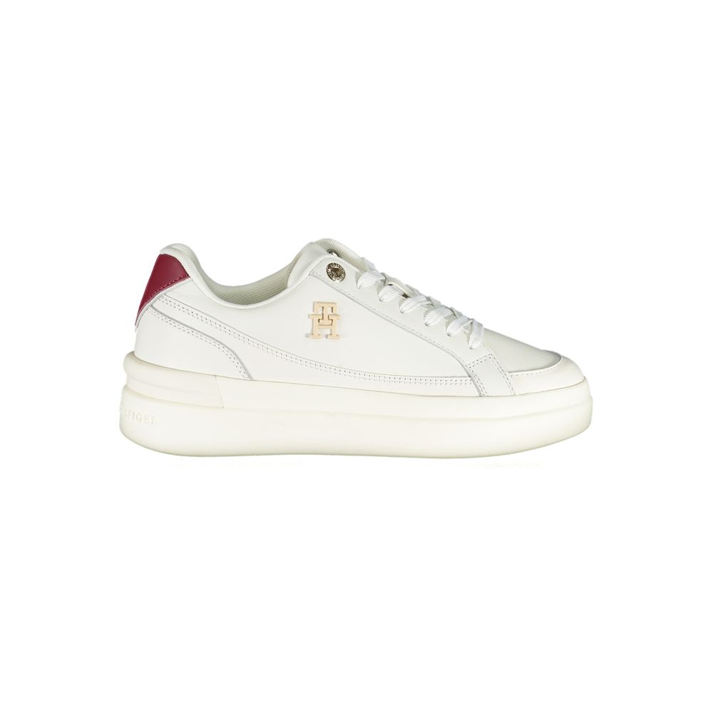 Tommy Hilfiger – Schicke, kontrastierende, sportliche Schnür-Sneaker