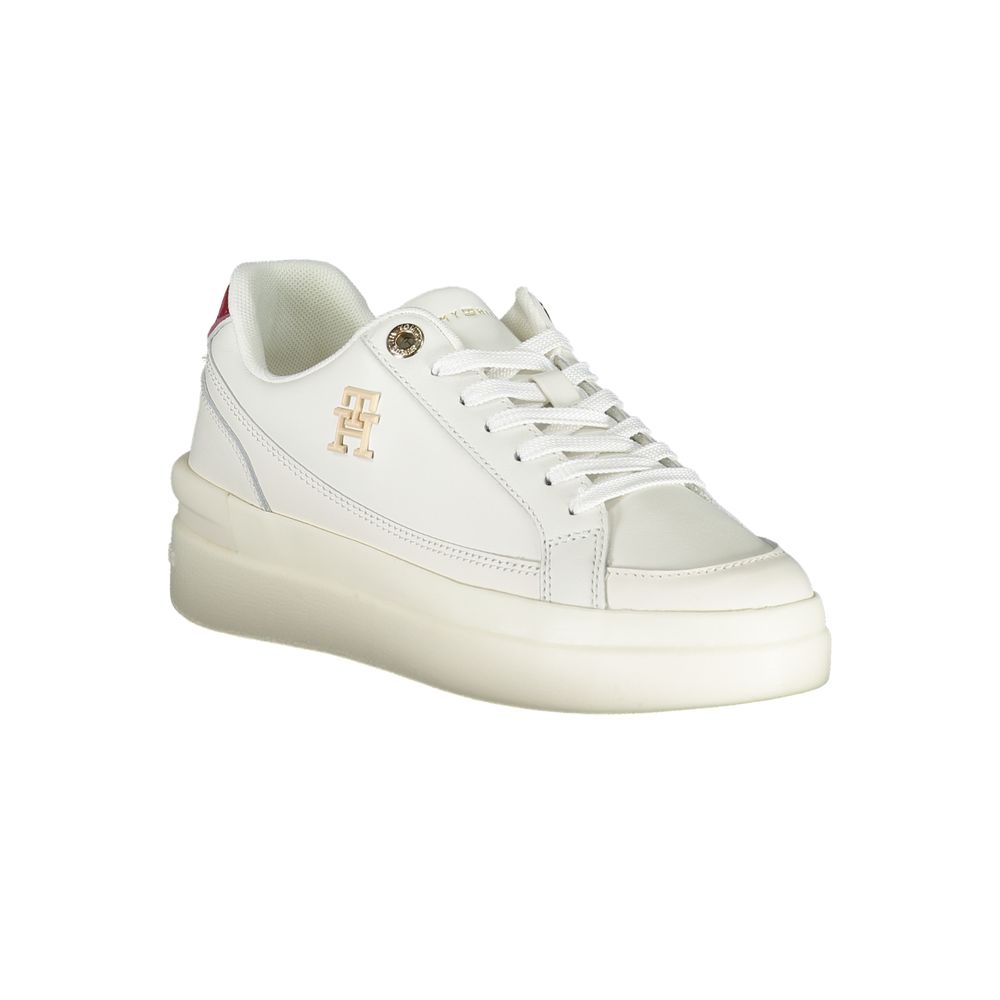 Tommy Hilfiger – Schicke, kontrastierende, sportliche Schnür-Sneaker