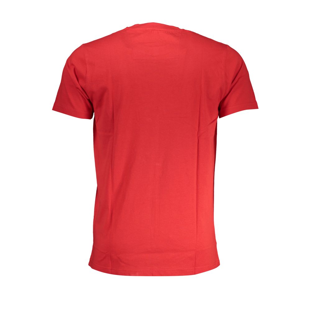 Tricou Cavalli Class roșu din bumbac