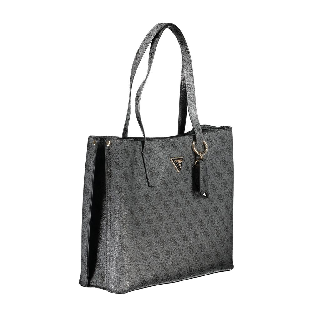 Guess Jeans – Schwarze Polyethylen-Handtasche