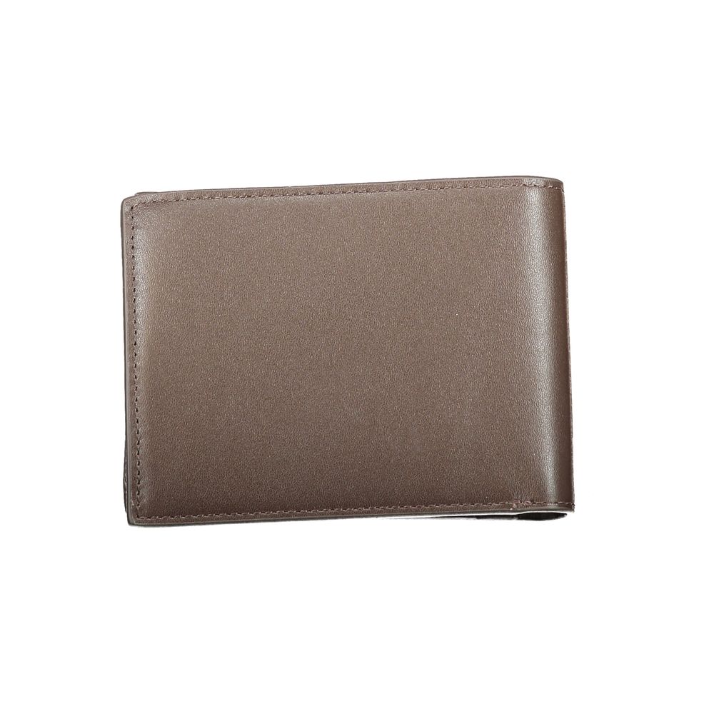 Calvin Klein Braune Lederbrieftasche