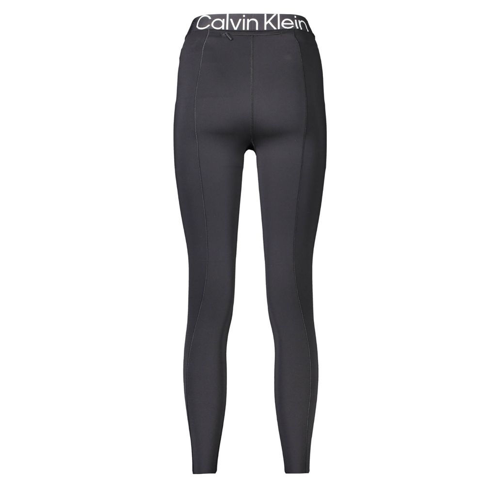 Calvin Klein Schwarze Polyester-Leggings für Damen