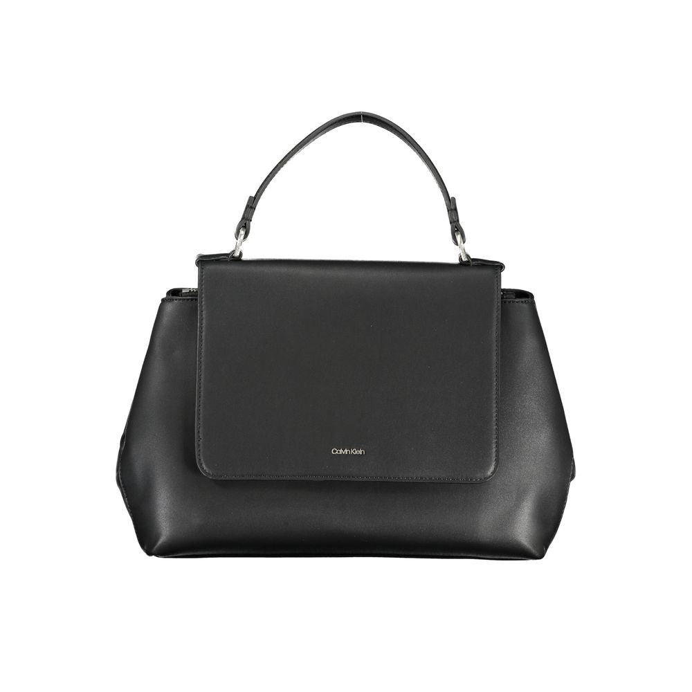 Calvin Klein Schwarze Polyester-Handtasche