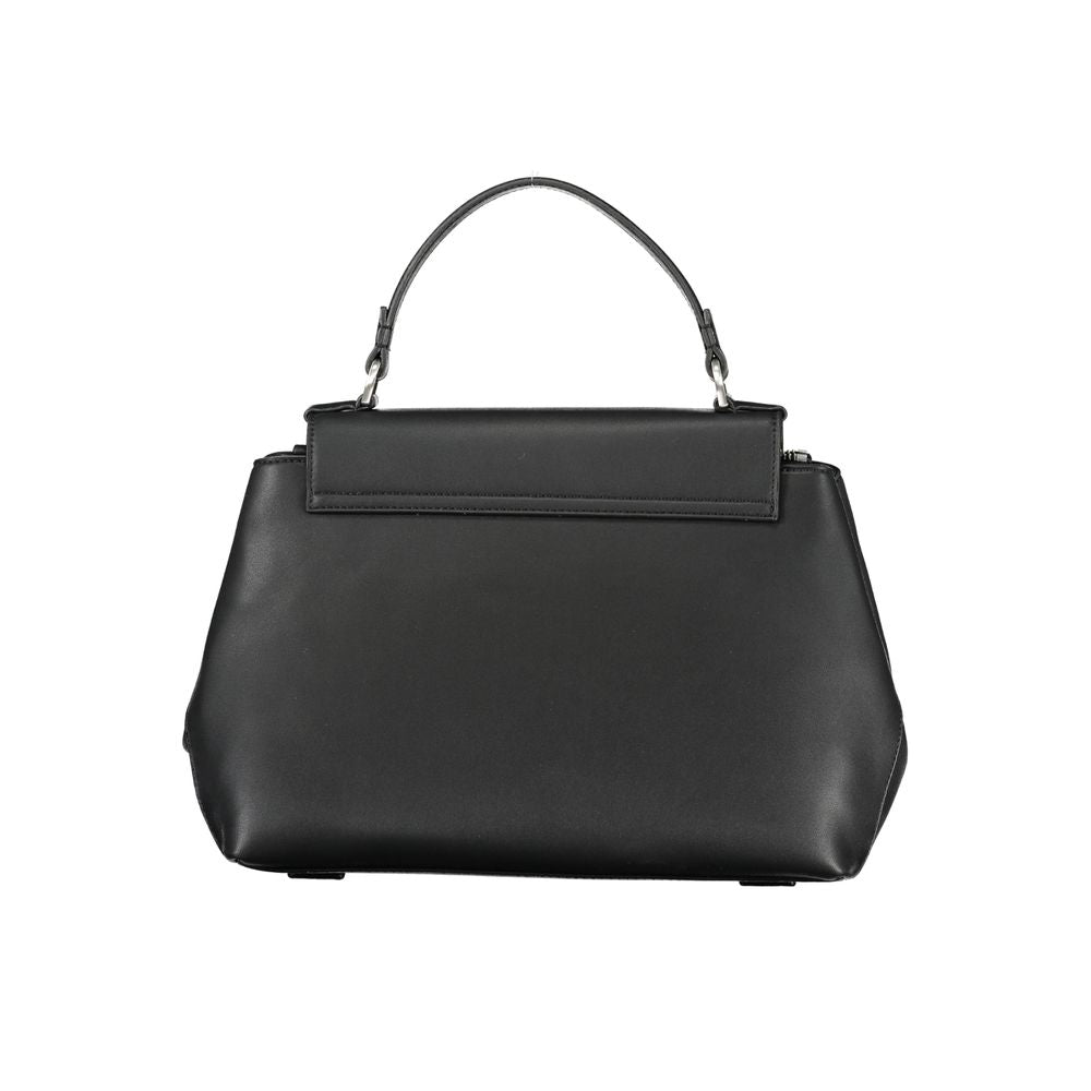 Calvin Klein Schwarze Polyester-Handtasche