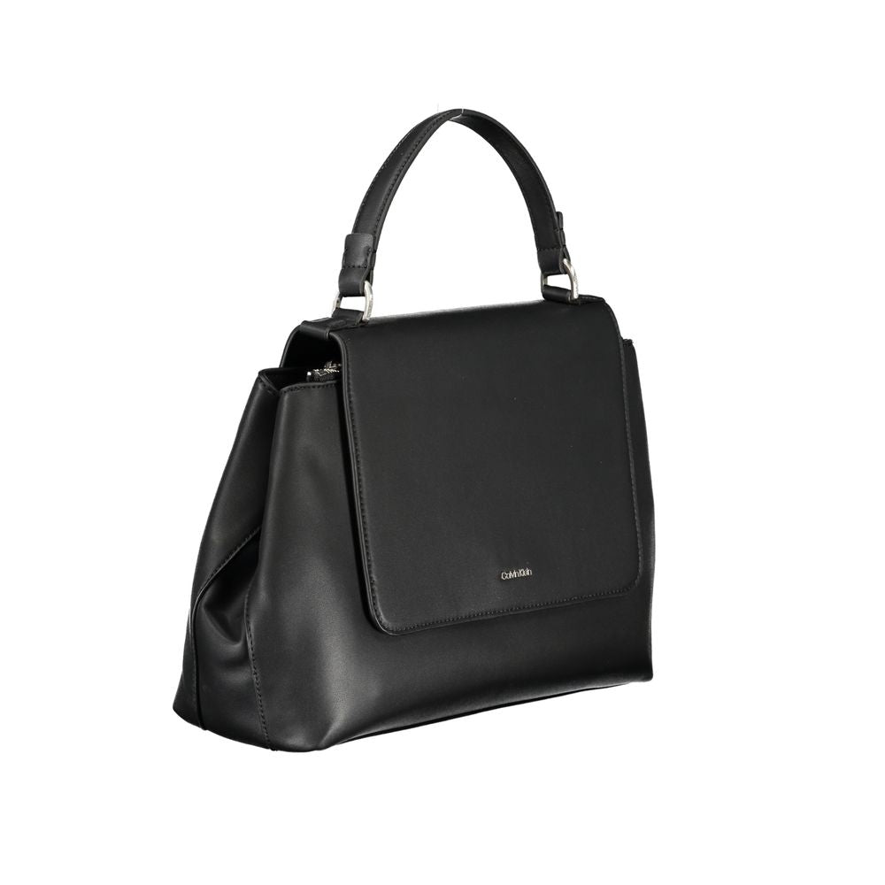 Geantă de mână Calvin Klein neagră din poliester