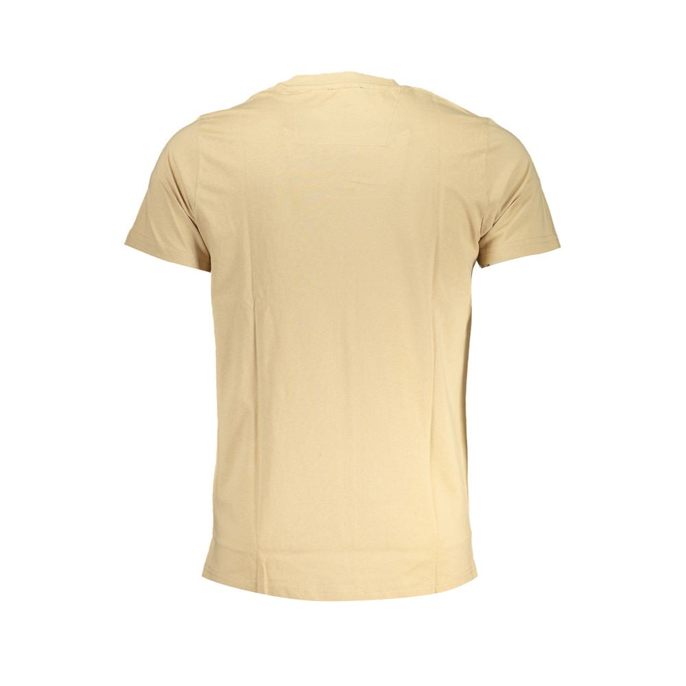 Beiges Baumwoll-T-Shirt der Cavalli Class