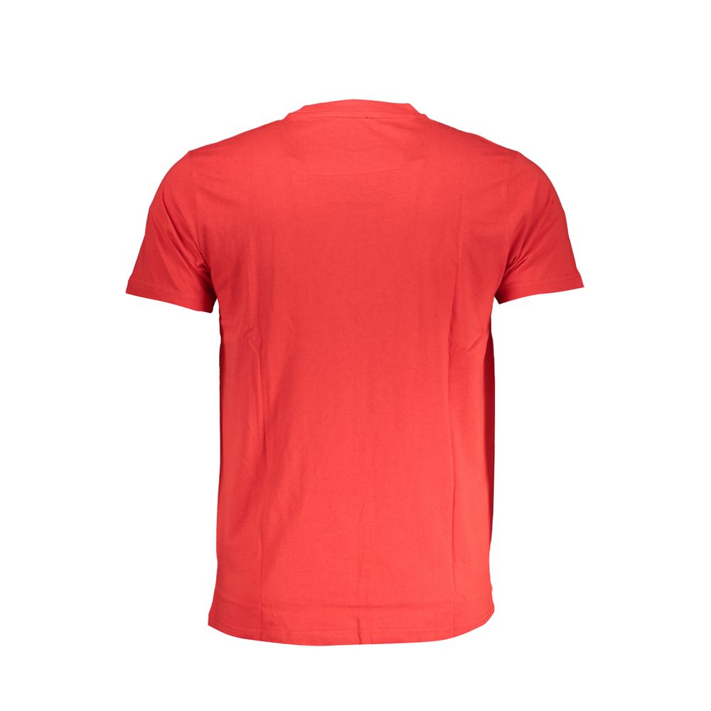 Tricou Cavalli Class roșu din bumbac